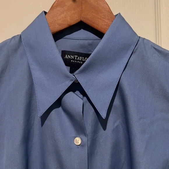 Ann Taylor petites button down shirt - Picture 4 of 6